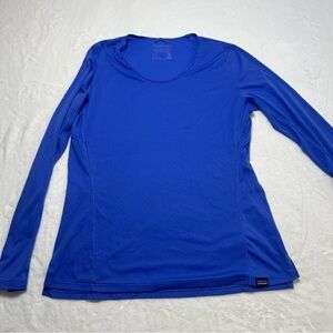 Patagonia Blue Long Sleeve Top